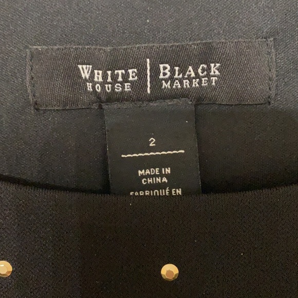 White House Black Market Black Mini (Size 2) - Picture 3 of 4